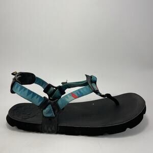 LUNA Mono Winged Sling Back Minimal Womens Size 8.5 Teal Vibram Oso Flaco
